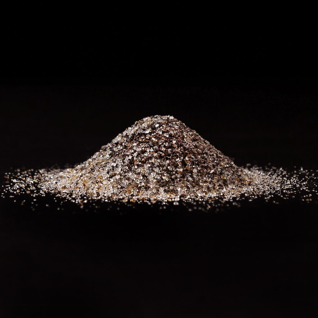 Garnet Glass Blend Pile